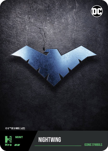 Nightwing ICONIC SYMBOLS HRO Chapter 2 BLACK ADAM Physical & Digital Uncommon