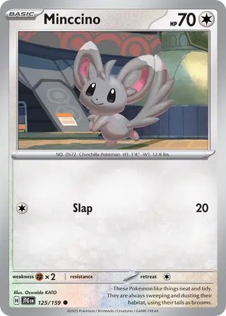 125/159 JTG-ENG Journey Together Minccino Common