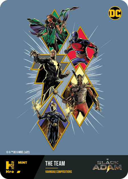 The Team DC UNLOCK THE MULTIVERSE HRO CHAPTER 2 BLACK ADAM LIMITED EDITION Common