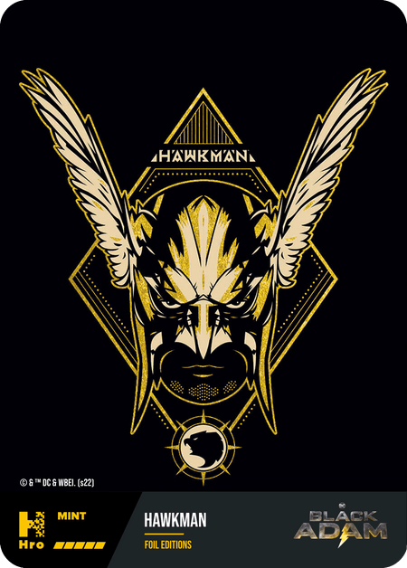 Hawkman FOIL EDITIONS HRO CHAPTER 2 BLACK ADAM LIMITED EDITION Legendary