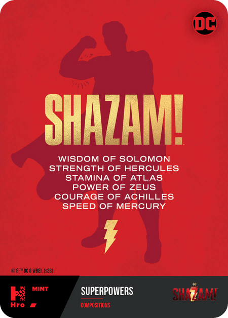 A1- A188535 CHAPTER 3 - 'SHAZAM! FURY OF THE GODS' LIMITED EDITION SUPERpowers Common
