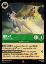 110/204 Disney Lorcana Archazia’s Island Tramp - Enterprising Dog Rare