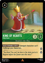 111/204 Disney Lorcana Archazia’s Island King of Hearts - Picky Ruler Rare