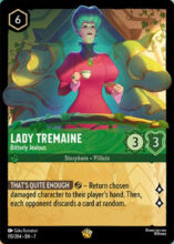 115/204 Disney Lorcana Archazia’s Island Lady Tremaine - Bitterly Jealous Legendary