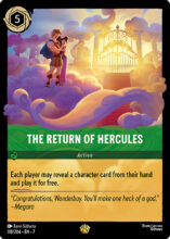 118/204 Disney Lorcana Archazia’s Island The Return of Hercules Legendary