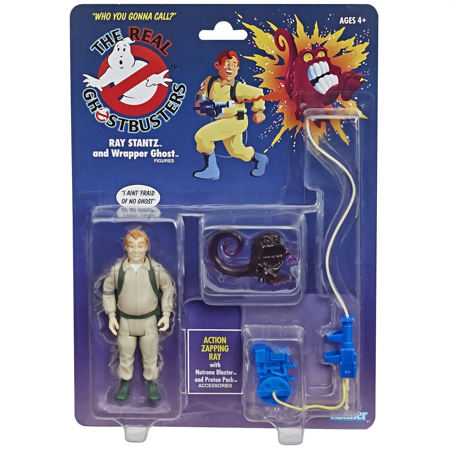 HASBRO GHOSTBUSTERS KENNER CLASSICS RAY STANTZ AND WRAPPER GHOST RETRO ACTION FIGURE