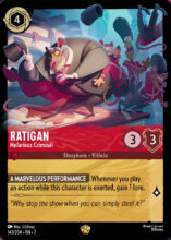 143/204 Disney Lorcana Archazia’s Island Ratigan - Nefarious Criminal Legendary