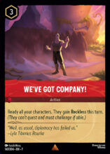 147/204 Disney Lorcana Archazia’s Island We've Got Company! Rare