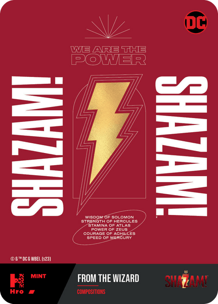 A1- A188535 CHAPTER 3 - 'SHAZAM! FURY OF THE GODS' LIMITED EDITION From the wizard Common