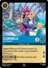 153/204 Disney Lorcana Archazia’s Island Clarabelle - News Reporter Rare
