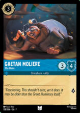 158/204 Disney Lorcana Archazia’s Island Gaetan Moliere - The Mole Uncommon