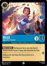 159/204 Disney Lorcana Archazia’s Island Belle - Apprentice Inventor Common