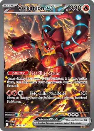 182/159 JTG-ENG Journey Together Volcanion ex Special Illustration Rare