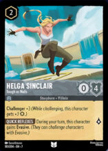183/204 Disney Lorcana Archazia’s Island Helga Sinclair - Tough as Nails Uncommon