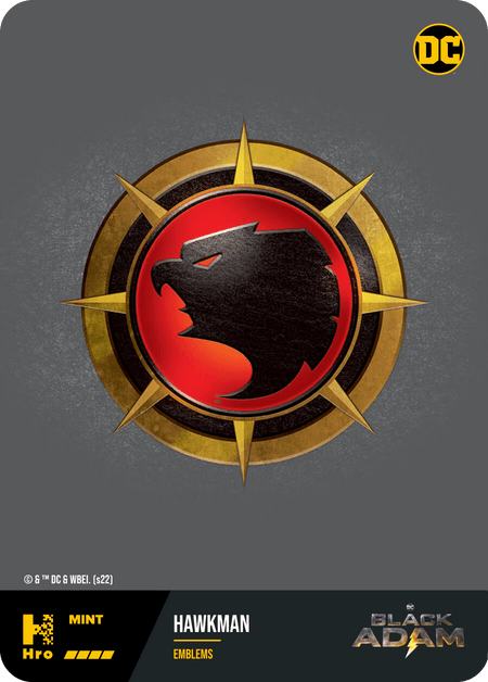 Hawkman (Epic) - Premium 8pack BLACK ADAM: EMBLEMS HRO CHAPTER 2 BLACK ADAM LIMITED EDITION Epic