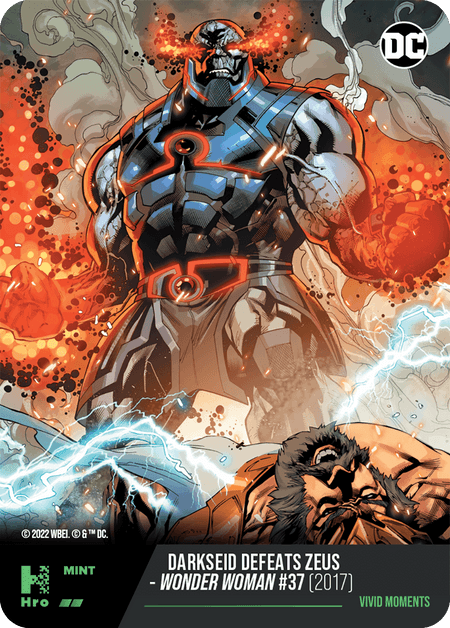 A1 - A46680DC UNLOCK THE MULTIVERSE - CHAPTER 1 ICONIC PHRASES Darkseid Defeats Zeus - Wonder Woman #37 (2017) Uncommon
