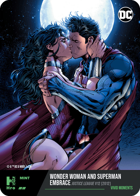 Wonder Womana snd Superman Embrace - Justice League #12 (2012) VIVID MOMENTS HRO Chapter 2 BLACK ADAM Physical & Digital Uncommon
