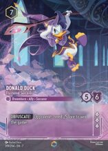209/204 Disney Lorcana Archazia’s Island Donald Duck - Flustered Sorcerer Enchanted