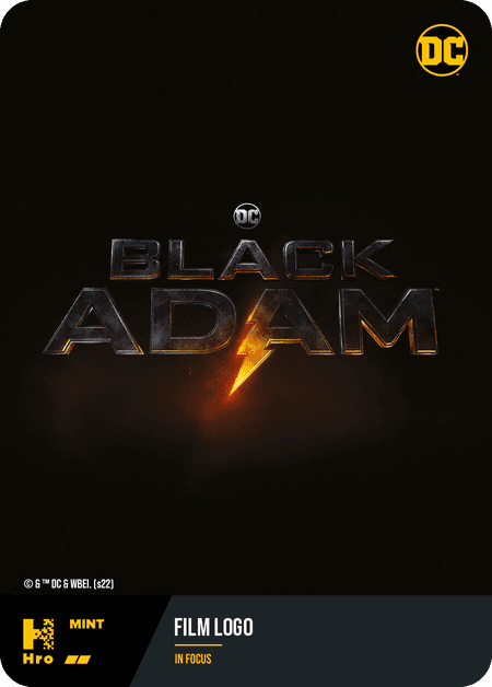 Film Logo IN FOCUS HRO CHAPTER 2 BLACK ADAM Uncommon