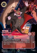 216/204 Disney Lorcana Archazia’s Island Ratigan - Nefarious Criminal Enchanted
