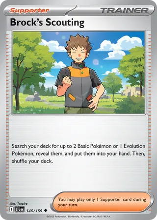 146/159 JTG-ENG Journey Together Brock's Scouting Uncommon