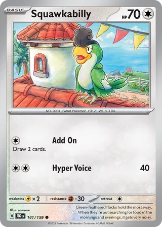 141/159 JTG-ENG Journey Together Squawkabilly Common