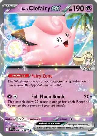 056/159 JTG-ENG Journey Together Lillie's Clefairy ex Double Rare