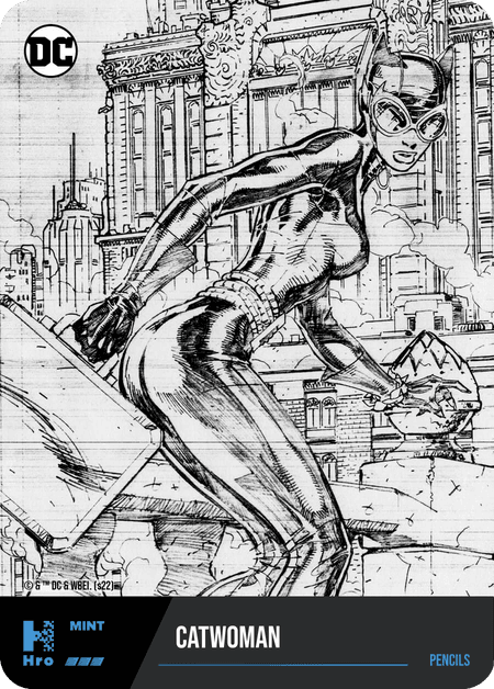 Catwoman SKETCH ART/ PENCILS HRO CHAPTER 2 BLACK ADAM Superior