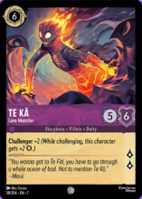 58/204 Disney Lorcana Archazia’s Island Te K? - Lava Monster Common