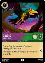 66/204 Disney Lorcana Archazia’s Island Diablo - Spiteful Raven Uncommon