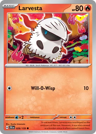 028/159 JTG-ENG Journey Together Larvesta Common