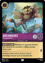 76/204 Disney Lorcana Archazia’s Island Archimedes - Exceptional Owl Uncommon