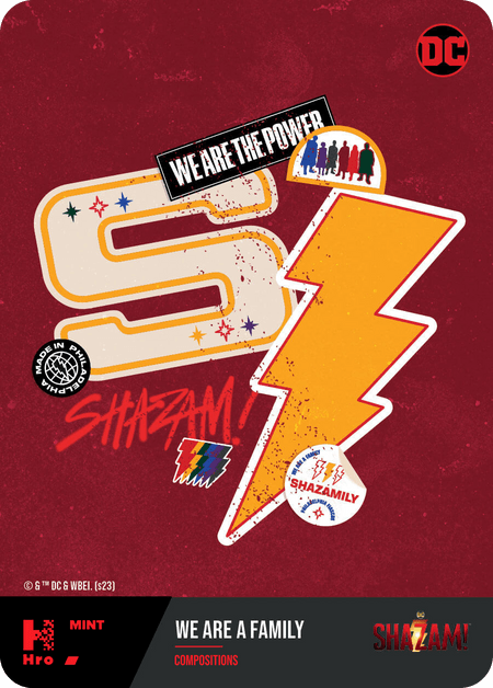 A1- A188535 CHAPTER 3 - 'SHAZAM! FURY OF THE GODS' LIMITED EDITION We are a family Common