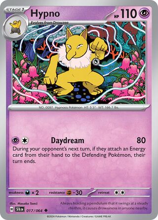 017/064 Shrouded Fable Hypno Uncommon REVERSE HOLO
