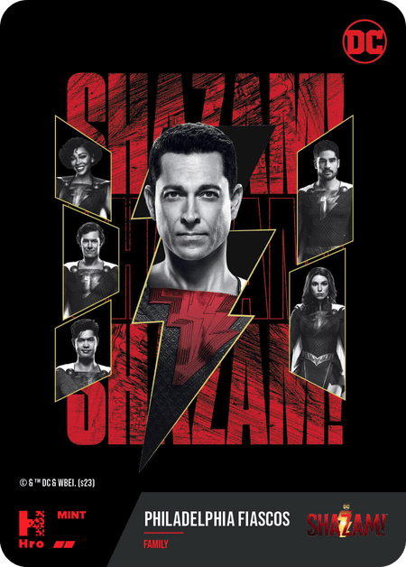 A1 - A129281 CHAPTER 3 - 'SHAZAM! FURY OF THE GODS' LIMITED EDITION Philadelphia fiascos Uncommon