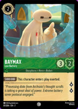 87/204 Disney Lorcana Archazia’s Island Baymax - Low Battery Char Common