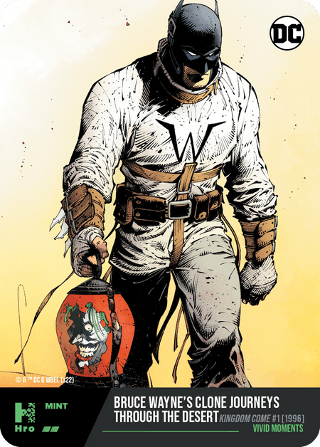 Bruce Wayne's clone journeys through the desert - Kingdom Come #1 (1996) VIVID MOMENTS HRO Chapter 2 BLACK ADAM Physical & Digital Uncommon