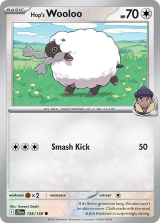 135/159 JTG-ENG Journey Together Hop's Wooloo Common