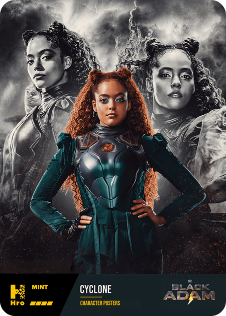 Cyclone CHARACTER POSTERS HRO CHAPTER 2 BLACK ADAM LIMITED EDITION Epic