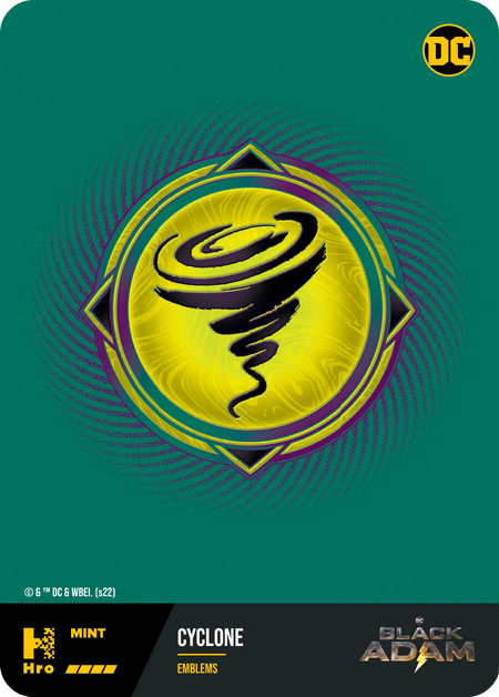 Cyclone (Epic) - Premium 8pack BLACK ADAM: EMBLEMS HRO CHAPTER 2 BLACK ADAM LIMITED EDITION Epic