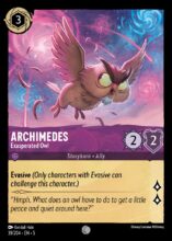 039/204 Archimedes - Exasperated Owl Lorcana Shimmering Skies Common