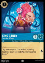 137/204 King Candy - Sovereign of Sugar Lorcana Shimmering Skies Common