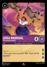045/204 Luisa Madrigal - Entertaining Muscle Lorcana Shimmering Skies Rare