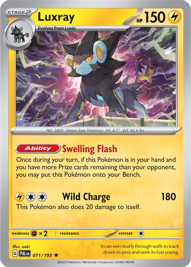 Luxray 071/193 Rare Holo Reverse Holo