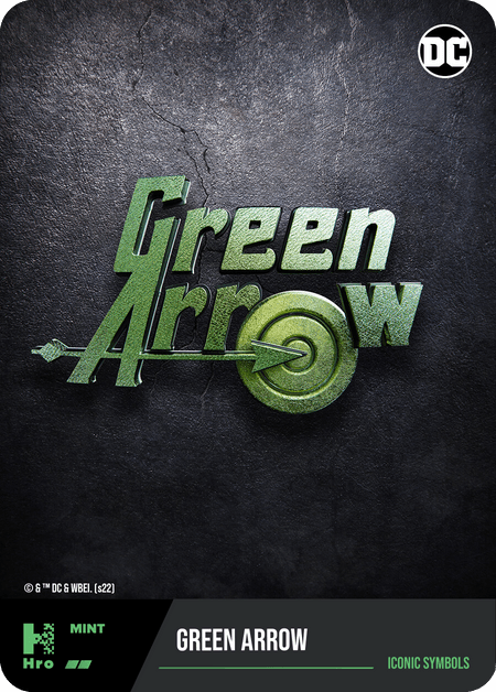 Green Arrow ICONIC SYMBOLS HRO Chapter 2 BLACK ADAM Physical & Digital Uncommon