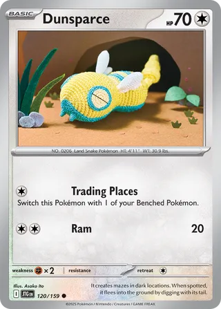 120/159 JTG-ENG Journey Together Dunsparce Common