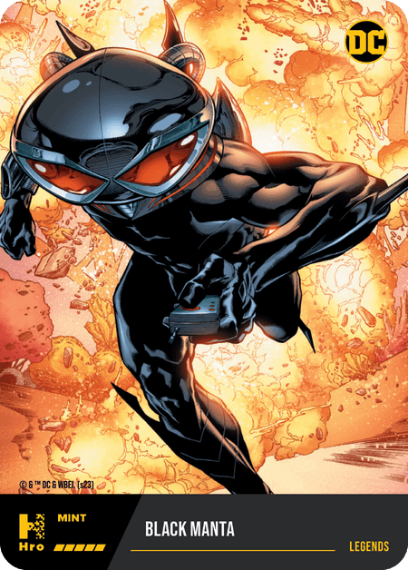 A1 - A25082DC UNLOCK THE MULTIVERSE - CHAPTER 3 LEGENDS Black Manta Legendary 1