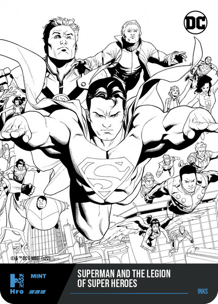 Superman and the Legion of Super Heroes LINE ART/INKS HRO CHAPTER 2 BLACK ADAM Superior