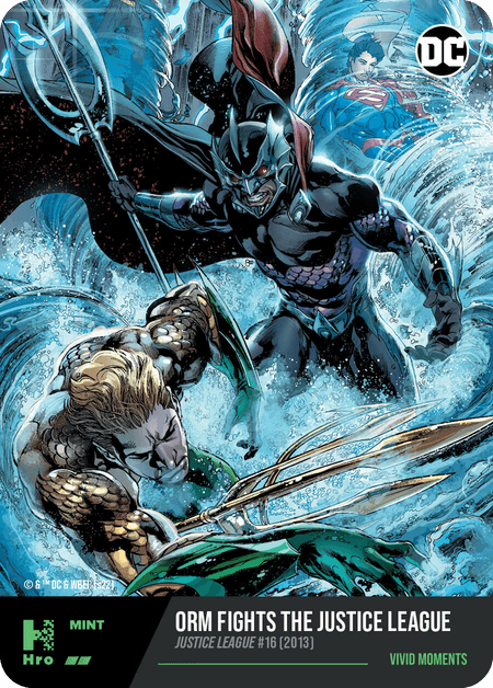 Orm fights the Justice League - Justice League #16 (2013) VIVID MOMENTS HRO Chapter 2 BLACK ADAM Physical & Digital Uncommon