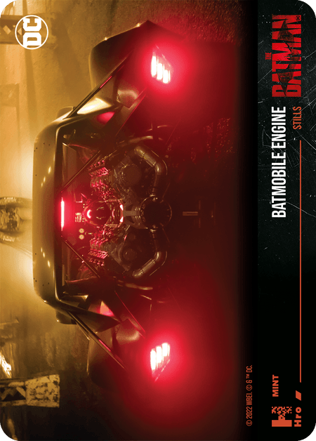 A1- A105512 DC UNLOCK THE MULTIVERSE - CHAPTER 1 - 'THE BATMAN' LIMITED EDITION STILLS Batmobile Engine Common